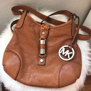 Michael Kors midsize crossbody leather bag
